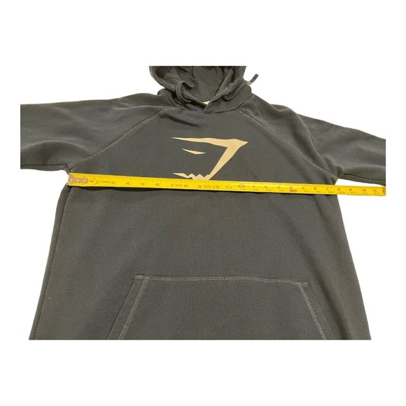 Gymshark Hoodie Sweatshirt Mens Small Sharkhead Infill Logo Pockets Blue Gym ECU - Picture 5 of 12